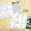 11" x 17" Large Memorial Programs: Sublime Collection - Image 3