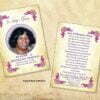 Laminated Prayer Cards: Elegant Rose Collection - Image 2