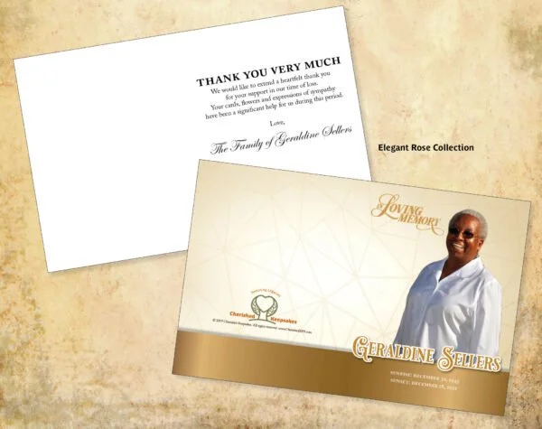 Acknowledgement / Thank You Cards: Empress Collection