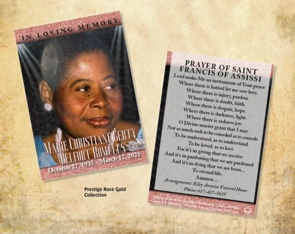 Laminated Prayer Cards: Prestige Collection - Image 3