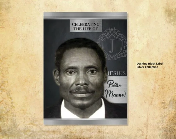 Small Memorial Photo Portrait: Dashing Black Label Collection - Image 2