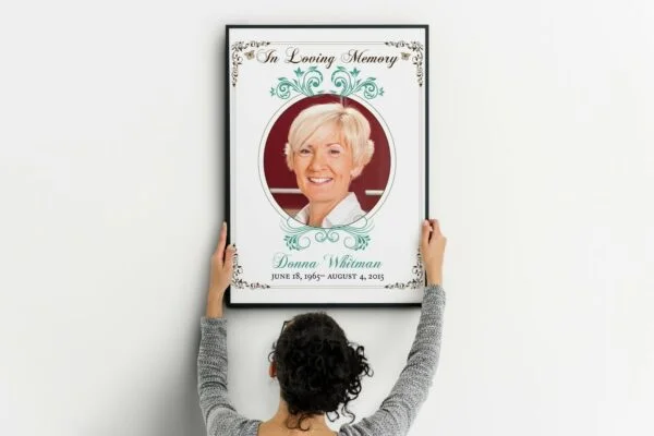 Small Memorial Photo Portrait: Timeless Collection - Image 2